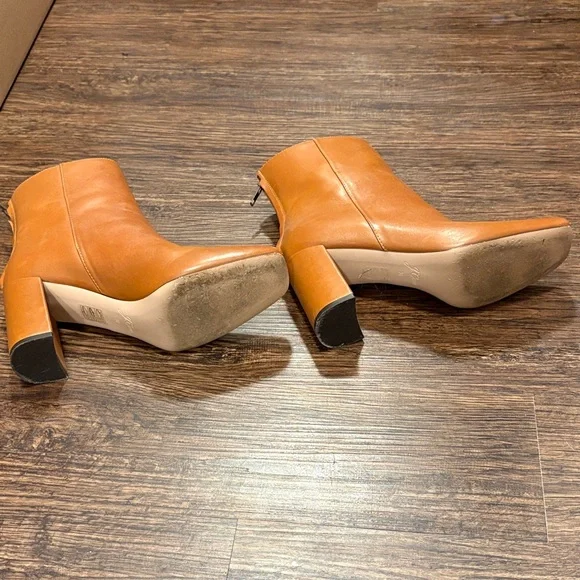 J. Crew Brown Leather Heeled Boots - Picture 7 of 11